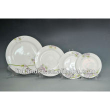 2015 high quality ceramic plate set with decal